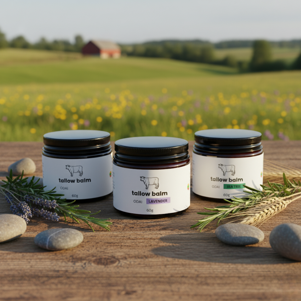 Natūralaus Beef Tallow kremų rinkinys šeimai