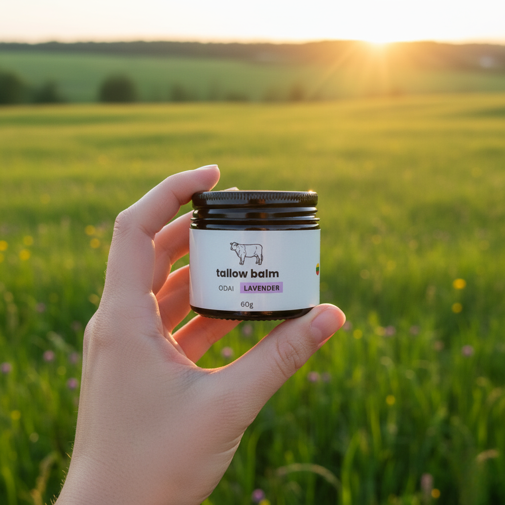 Natūralus Beef Tallow Balzamas (Levandos)